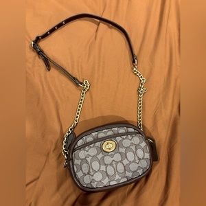 Coach quilted small camera bag
